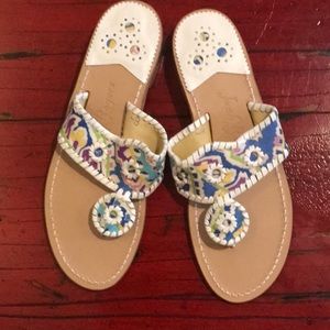 Floral Jack Rogers Sandals NWOT